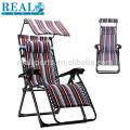 Silla de la pesca del salón reclinable de Realgroup con la silla de playa del toldo con la sombrilla